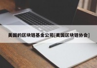 美国的区块链基金公司[美国区块链协会]